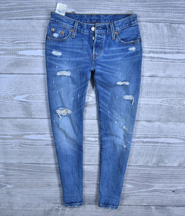 Levis 501 Customized & Tapered Jeansy W23 L32