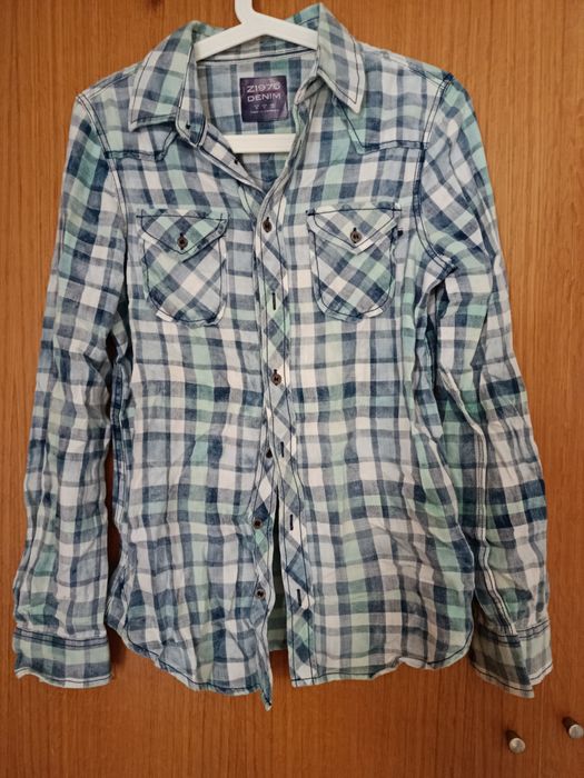 Camisa xadrez Zara