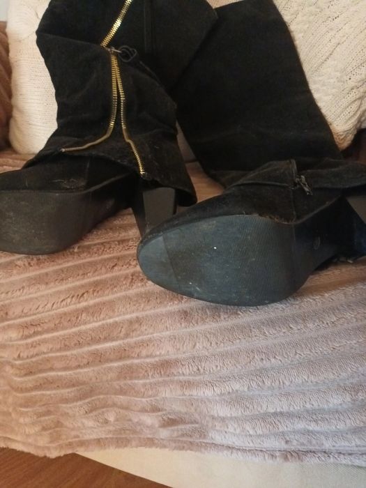 Botas Camurça Pretas