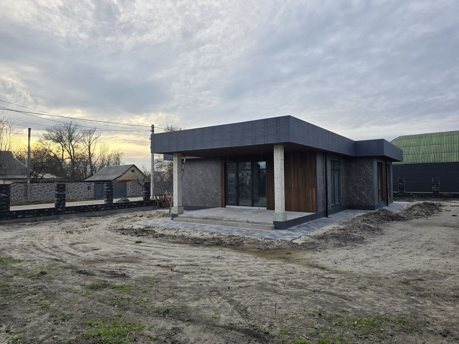 Будинок 144 м2 з терасою дах бетон газ с. Білогородка поруч Київ