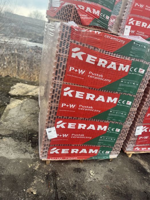 Pustak ceramiczny 25 PW porotherm bloczek beton h+h Glika  Termoton  Keram Leier