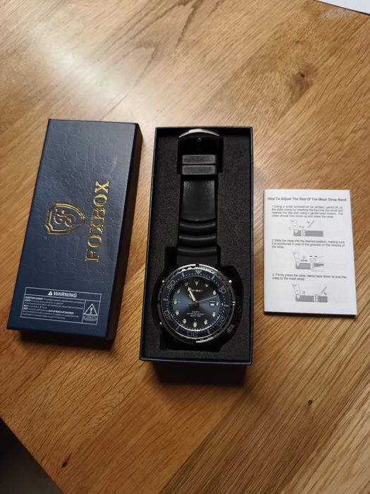 Zegarek FOXBOX - jak nowy Styl Seiko Tuna