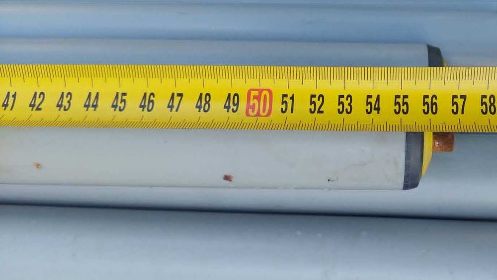 Rolki transportowe PVC Φ40 mm L-550 mm | Przenośnikowe, grawitacyjne