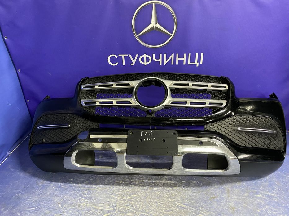 Передний передній бампер Mercedes-Benz GLS 167 простий до рест