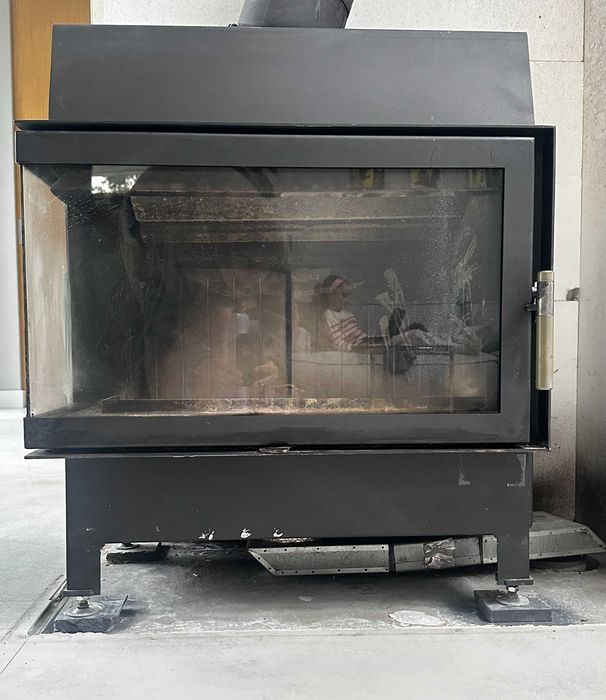 Kominek powietrzny stalowy KRATKI ZIBI 11 kW Lewy