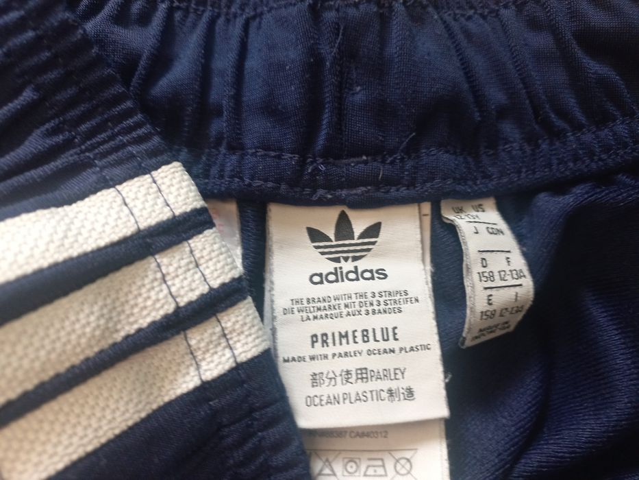 Granatowy dres adidas 3-stripes junior 158