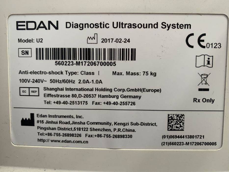 Aparat usg Edan U2