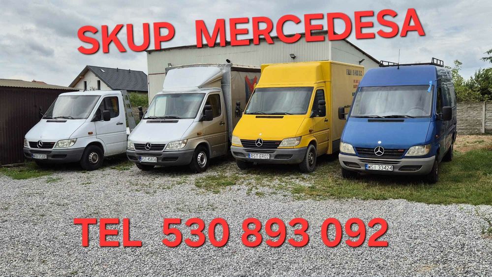 Skup Mercedes Sprinter -- Kaczka * Rawa * Tomaszów * Biała Rawska