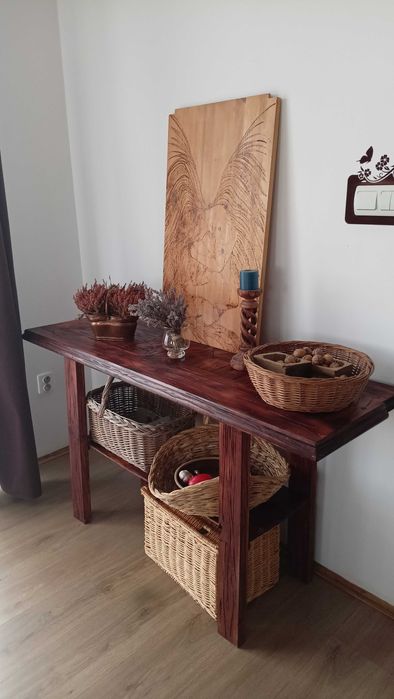 Stół konsola ręcznie robiona unikat
