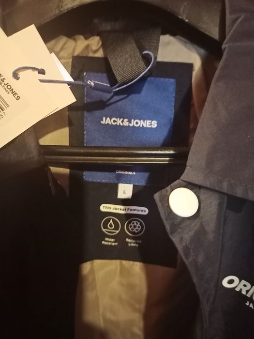Jack&Jones Kurtka przejściowa Tim Coach Granatowy Regular Fit