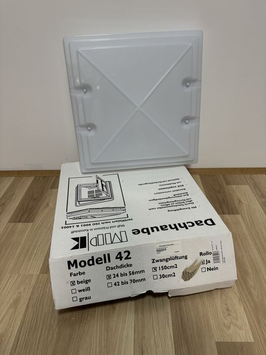 Luk dachowy MPK model 42 okap wentylacyjny