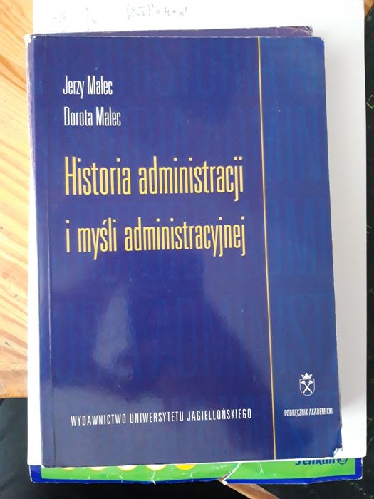 Historia administracji i myśli administracyjnej