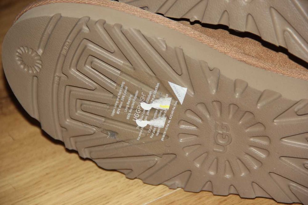UGG buty kozuszek skóra śniegowce ocieplane botki kozaki brązowe 39