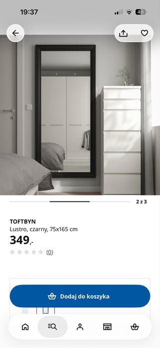 Lustro TOFTBYN ikea