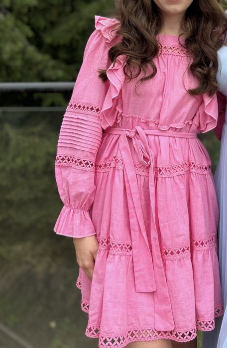 Жіноча літня сукня рожева