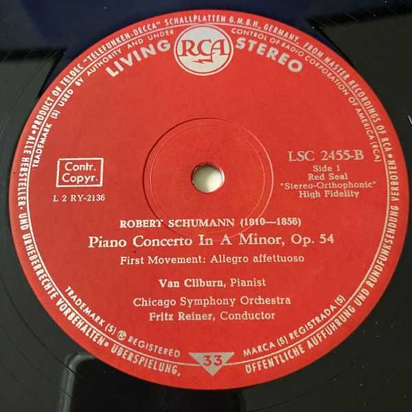 Schumann, Chicago Symphony Orchestra, Concerto In A Minor