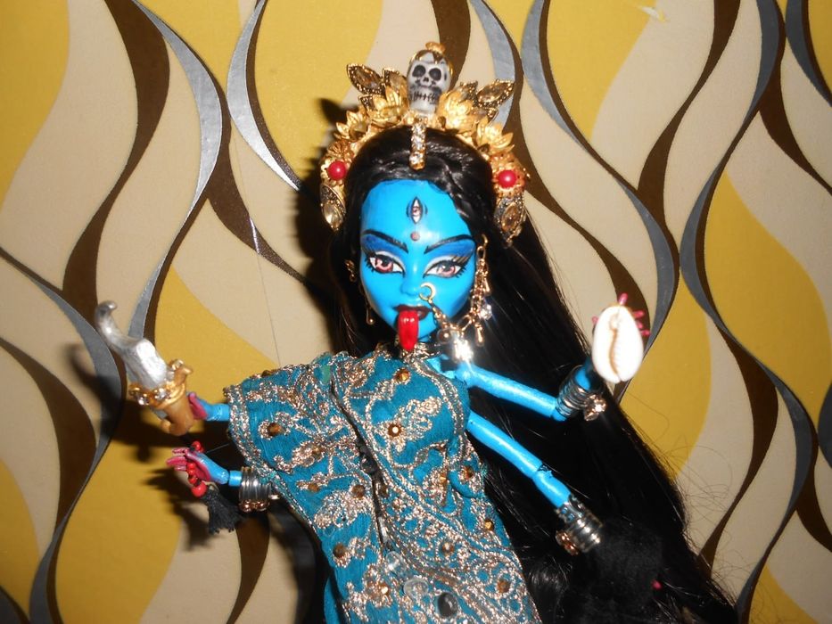 Лялька Богиня Калі. OOAK на ляльці Monster high/Монстер хай