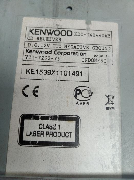 Оригинал! Магнитола автомобильная Кенвуд