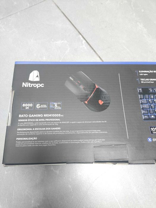 Conjunto de Teclado e Rato de Gaming NKM1000S