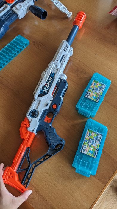 NERF x-Shot karabin pistolet Max atack strzałki inna broń