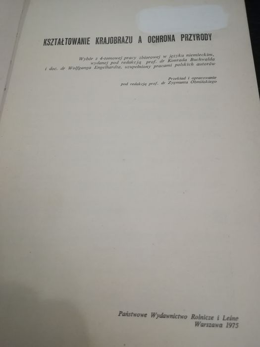 Kształtowanie krajobrazu a ochronna przyrody