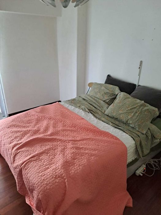 cama casal sommier + colchão