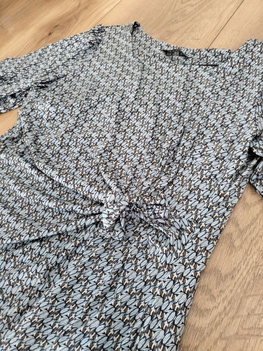 Sukienka wiosna ciążowa maskująca brzuszek L