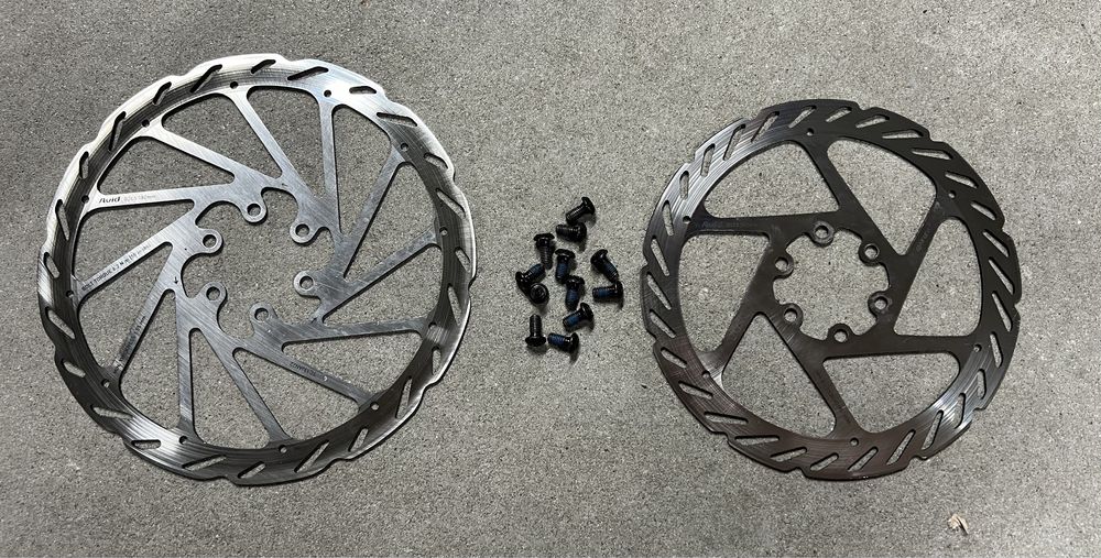 Tarcza hamulcowa Avid G2CS 160/180 mm, przebieg 20 km, cena za komplet