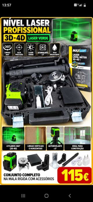 Lazer Kit. 115€. Oportunidade