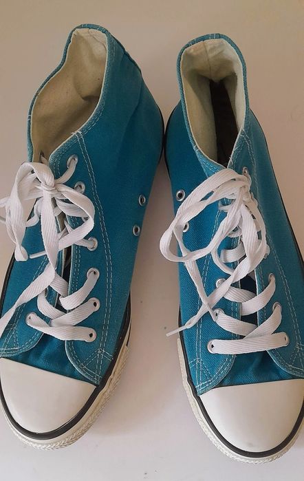 Ténis bota em algodão cor azul N.41 - ÚLTIMOS DIAS