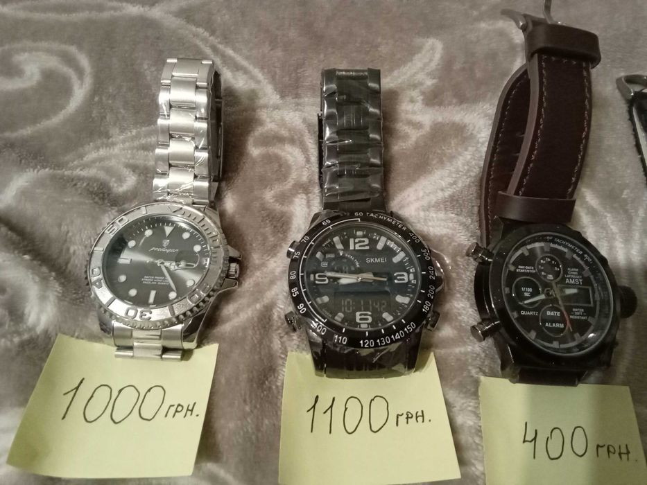 Часи новие CASIO SKMEI AMST и тд.