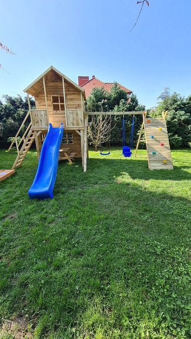 PROMOCJA ! NATAN  !!  Drewniany plac zabaw dla dzieci