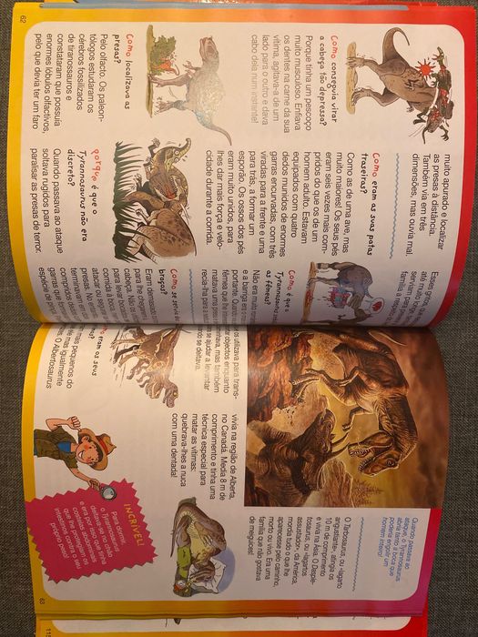Livro Infantil Educativo sobre os Dinossauros