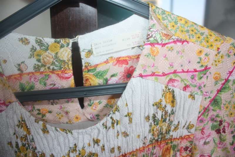 Vestido ZARA girls NOVO floral tamanho 11-12 ano