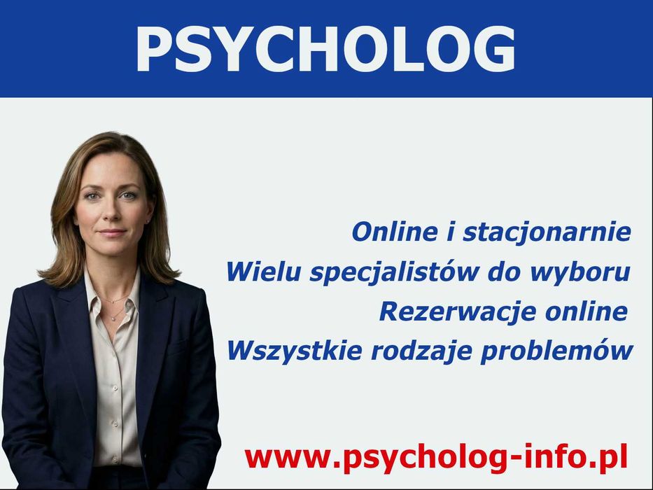 Psycholog, Psychoterapeuta - wielu specjalistów w jednym miejscu
