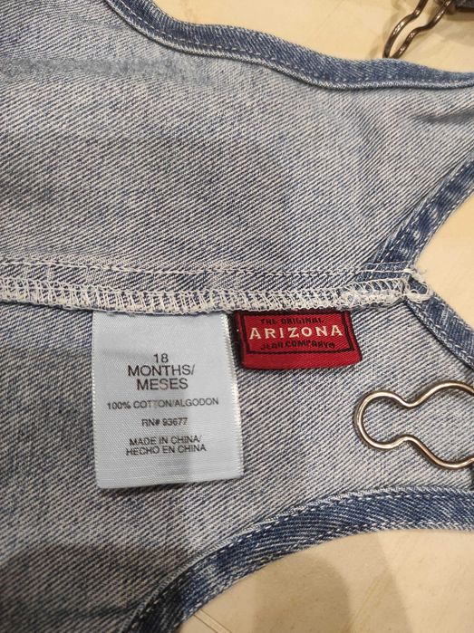 Джинсовий комбінезон на хлопчика 1,5 роки