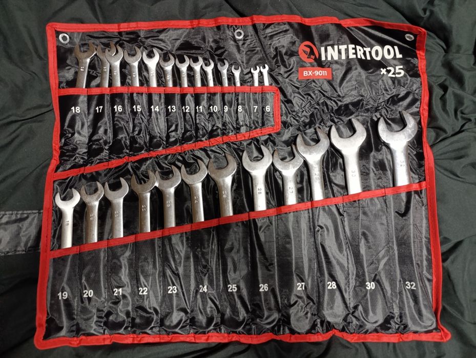 Набір ключів intertool 25 шт.
