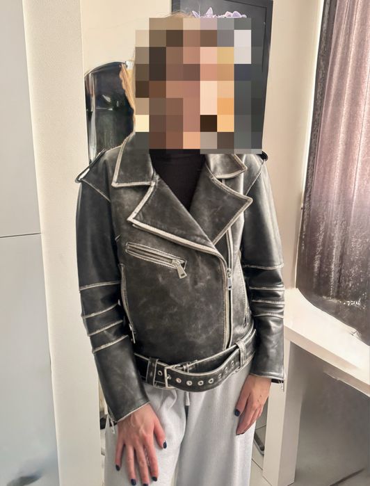 Продаж, шкіряна куртка Gots Label (оригінал)