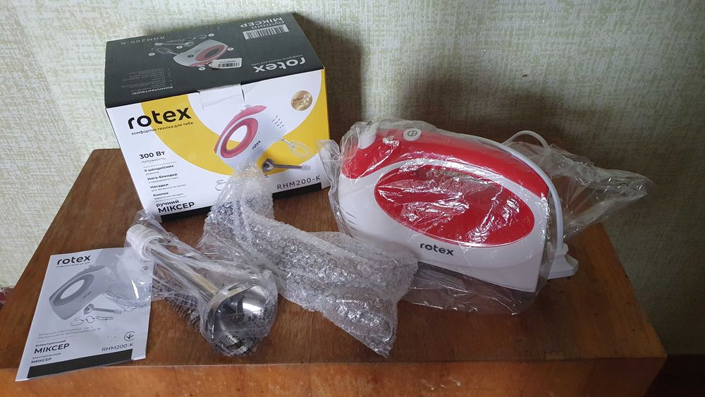 Новый ручной миксер Rotex RHM200 – K