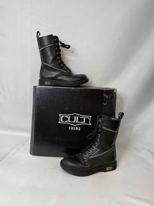 cult young bambi workery dziewczece 31 trapery botki skorzane kultowe