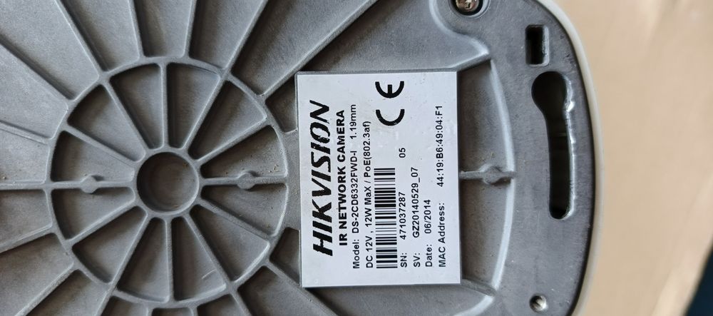 Kamera Hikvision rybie oko 360st