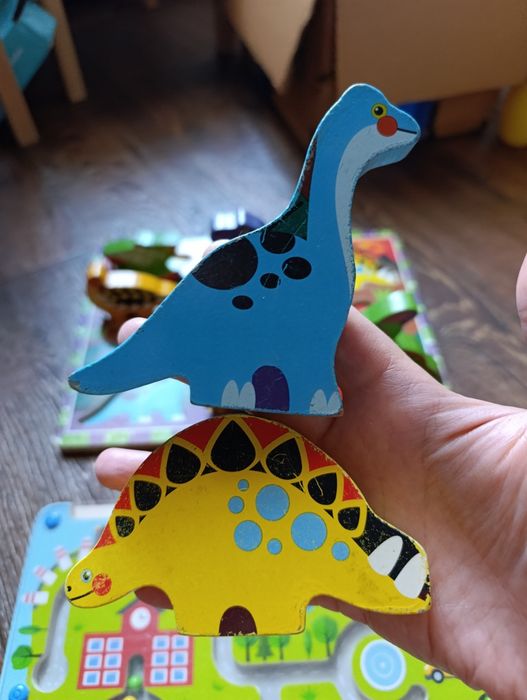 Playtive Магнітний транспорт лабіринт Динозаври фігурки іграшки дитячі