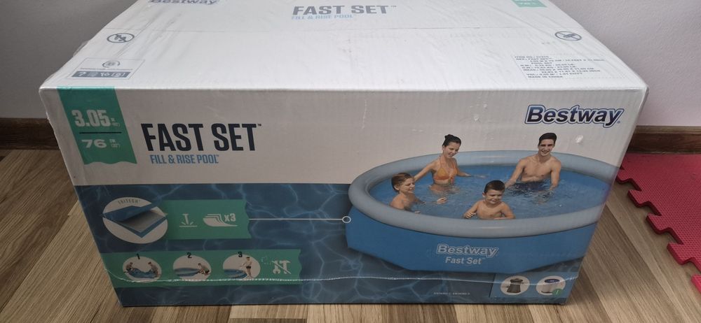 Basen rozporowy z pompą -  Bestway -  305x76
