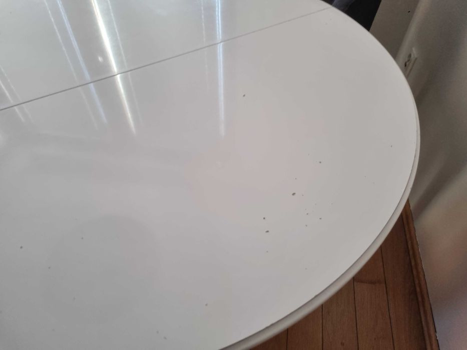 Stół okrągły 110cm Ikea biały