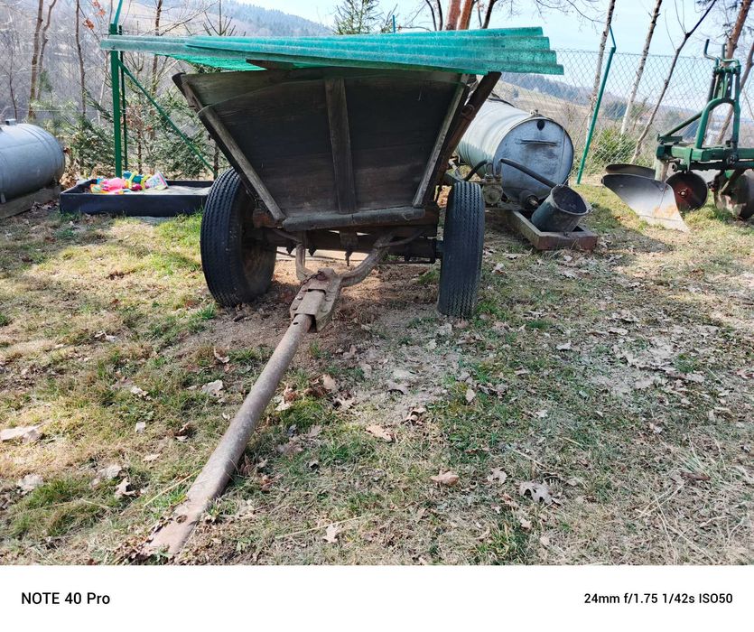 Sprzedam Wóz konny z dyszlą do ciągnika