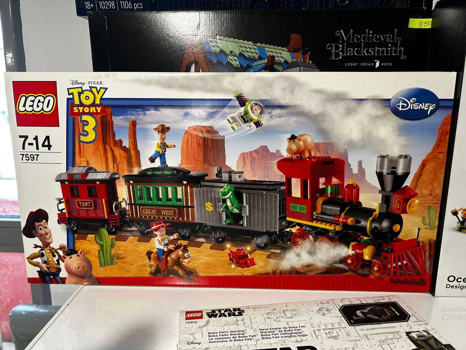 Lego Toy Story 7597 Pościg za pociągiem na dzikim zachodzie NOWY