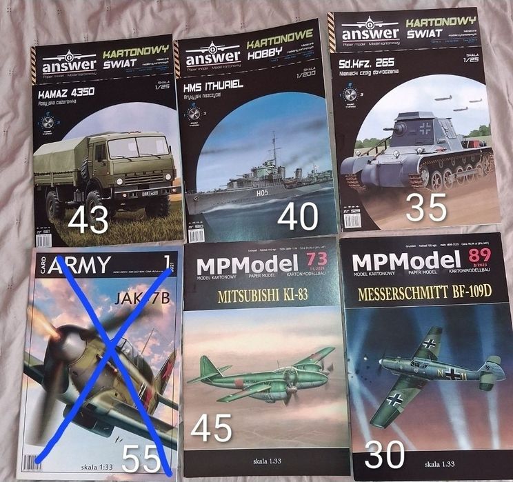 Model kartonowy Answer MPModel