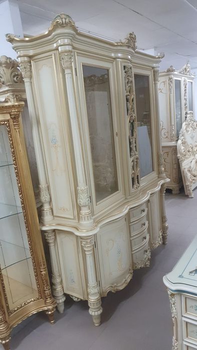 Włoski zestaw mebli Silik jadalnia salon