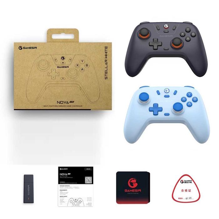 Игровой контроллер GameSir Nova Lite Blue, Pink, Black, White, Green, Yellow геймпад
