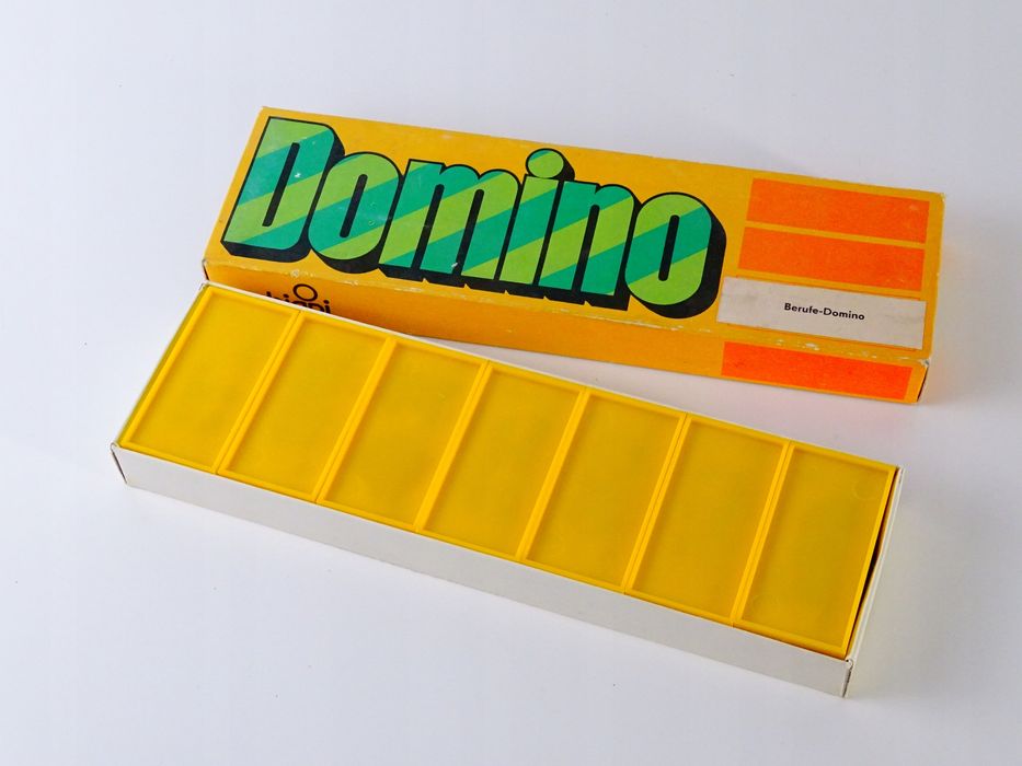lata 70 stare domino gra zabawka ddr nrd